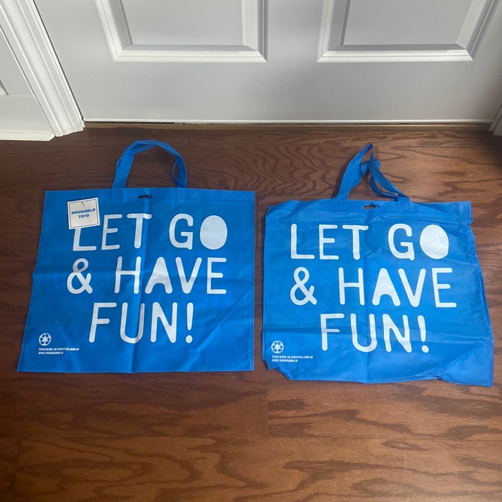 🧡 Five Below reusable tote bags